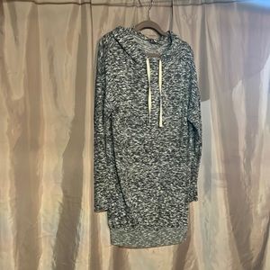 Last chance. Hooded sweatshirt dress.  Donating tomorrow